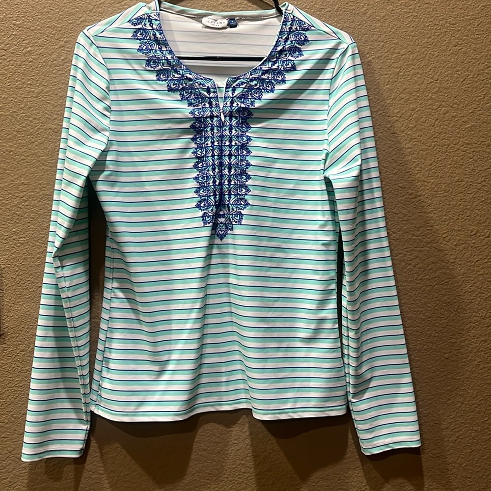 Small Cabana Life 1/4 zip sport top
